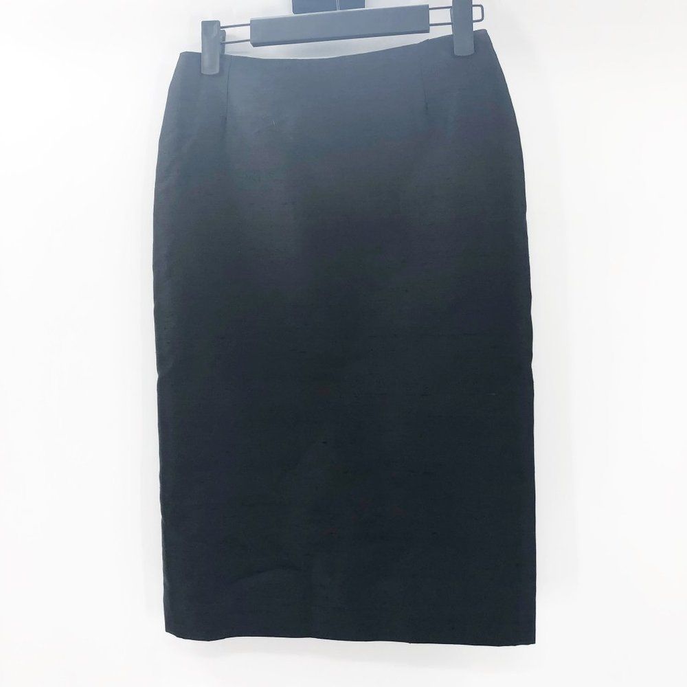 Dolce and Gabbana Women's Black Silk Pencil Skirt Size 38/M